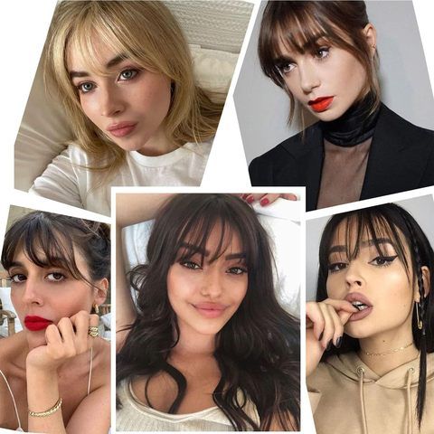 Natural Look Clip in Fringe Hairpiece Synthetic Fake Bangs f view 3
