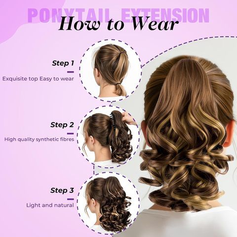 6PCS 6 Clips Short Hair Extensions Remy Human Hair Clip-in E view 5