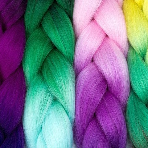 24 Inch Jumbo Curl French Loose Spiral Crochet Braids Hair B view 3
