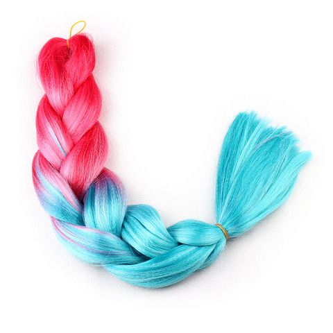 24 Inch Jumbo Curl French Loose Spiral Crochet Braids Hair B view 4