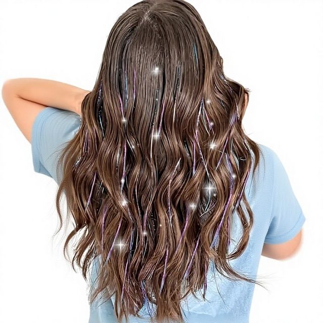 Cross-Border Dreadlock Ponytail Wig Gradient Color 12 Small Braids Twist Fully Handwoven Seamless Hair Extension Personality