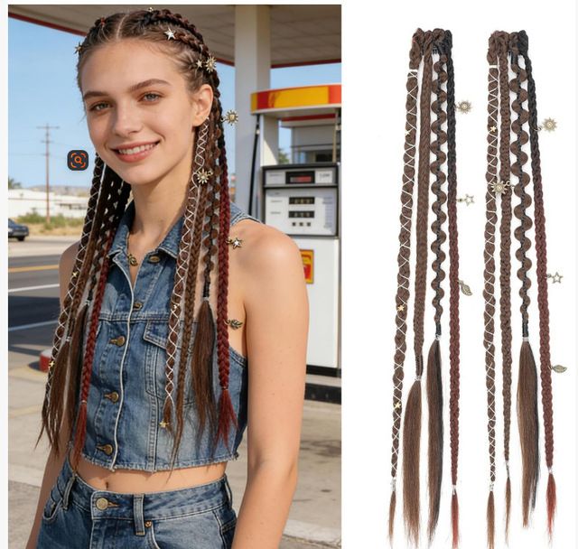 Clip in Braid Extensions 20"