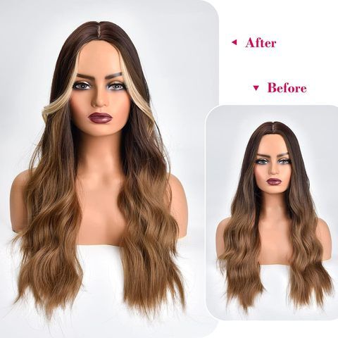 Clip-in Curly Hair 4PCS 16 Inch Silver Grey Synthetic Lace W view 2