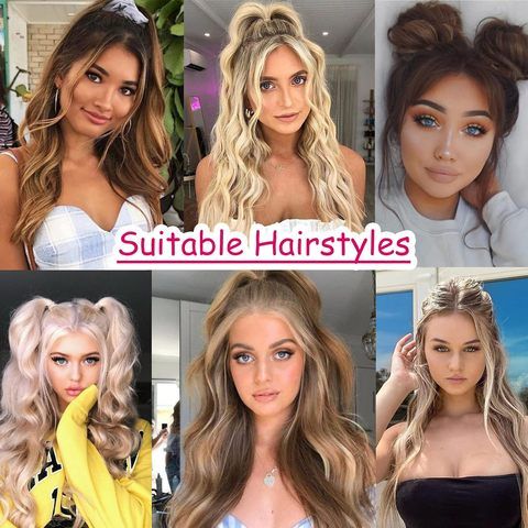 Clip-in Curly Hair 4PCS 16 Inch Silver Grey Synthetic Lace W view 6