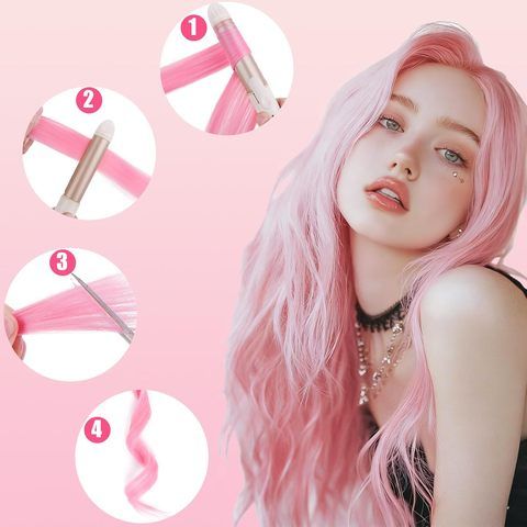 12 Pcs Yellow Hair Extensions Clip In, 22 Inch Straight Colo view 5