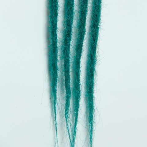 Clip-in Dreadlock Extensions 24 Inch 3-Piece Handmade Soft C view 5