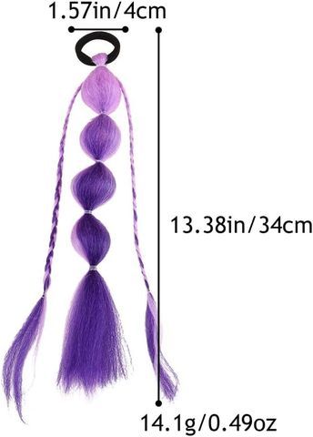 1PC Girls Synthetic-Fiber Material Machine Double Weft Braid view 4