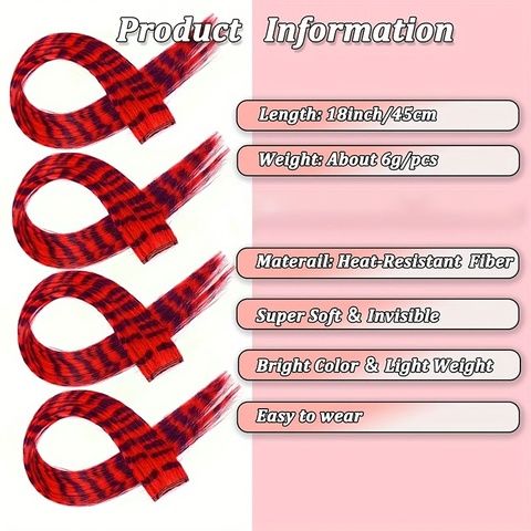 Pre-Bonded Straight High Temperature Wire Hair Extension Leo view 2